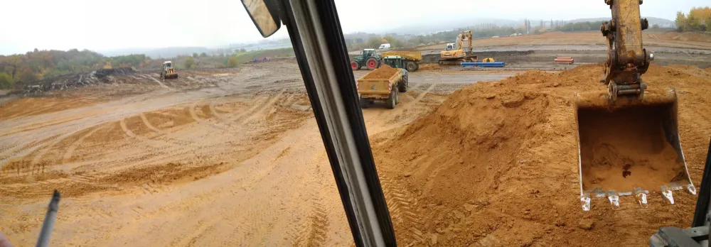 Terrassement près de Meuse